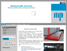 Tablet Screenshot of metalpromnb.com